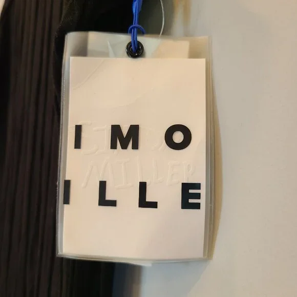 Simon Miller Rib Goomba Dress NWT Black Sleeveless Bodycon Womens XS - Picture 8 of 16